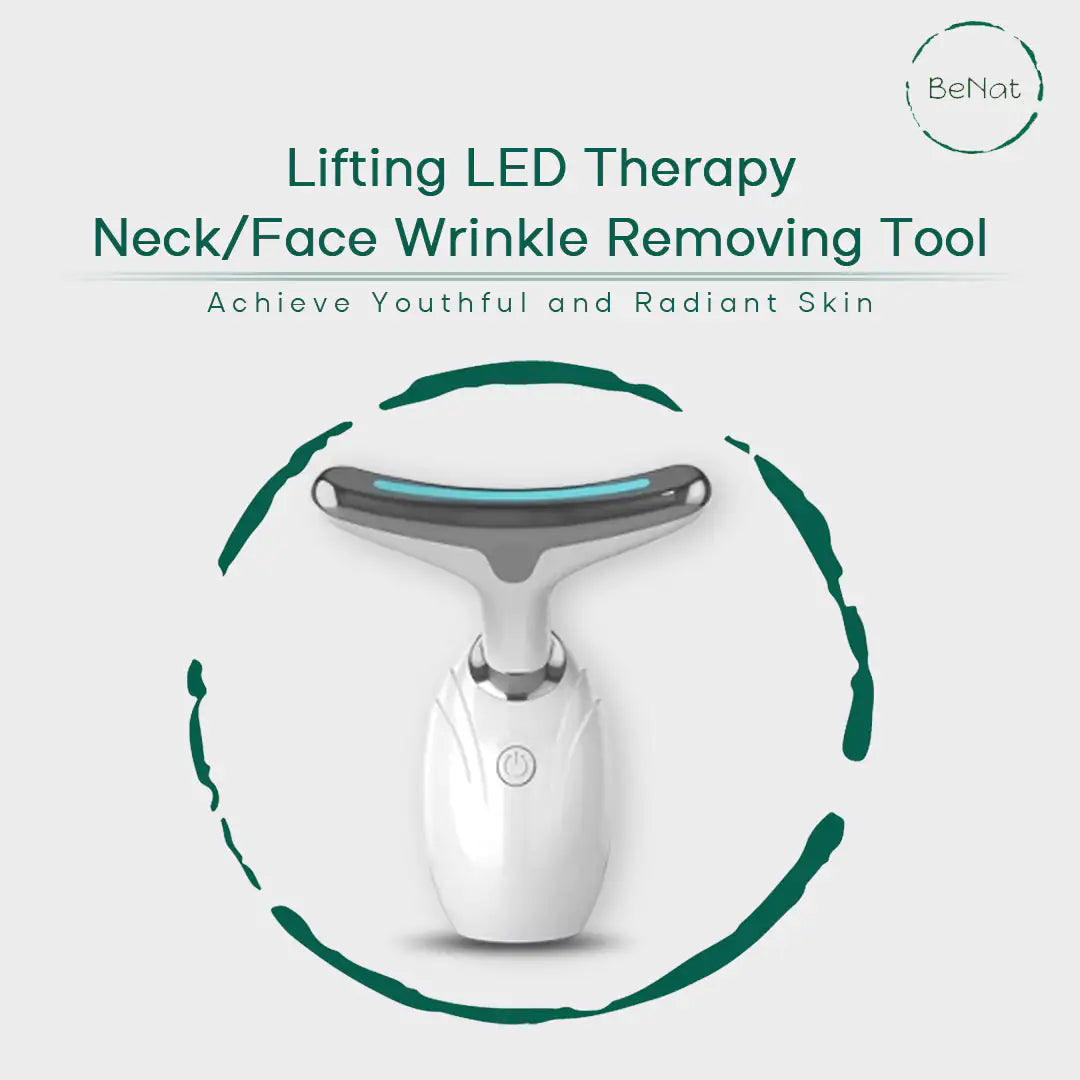 Neck & Face Lifting LED Therapy Device – Anti-Aging, Skin Tightening, and Wrinkle Reduction for a Youthful Glow