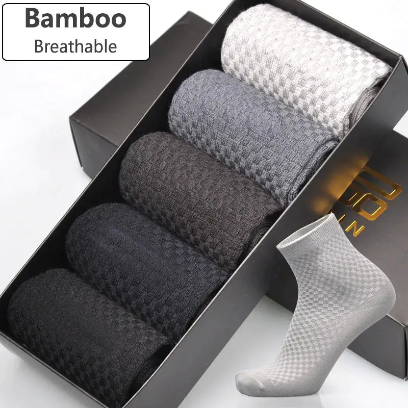 Premium Bamboo Fiber Men's Socks – Ultimate Comfort & Style!