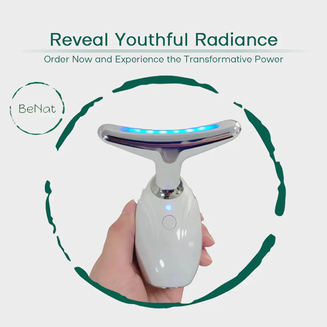 Neck & Face Lifting LED Therapy Device – Anti-Aging, Skin Tightening, and Wrinkle Reduction for a Youthful Glow